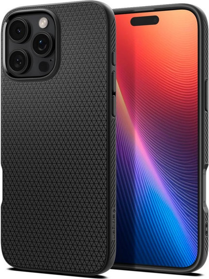 Custodia Liquid Air per iPhone 16 Pro, Matte Black, Spigen