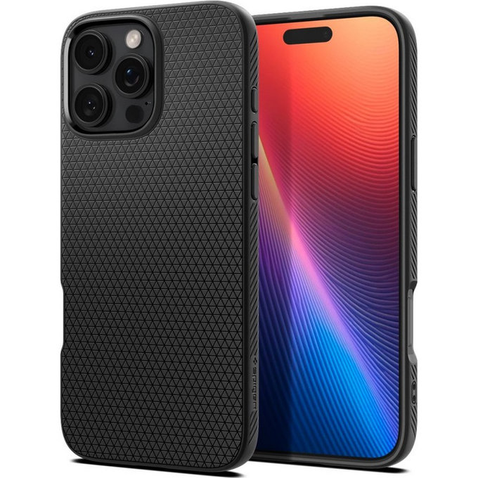 Custodia Liquid Air per iPhone 16 Pro, Matte Black, Spigen