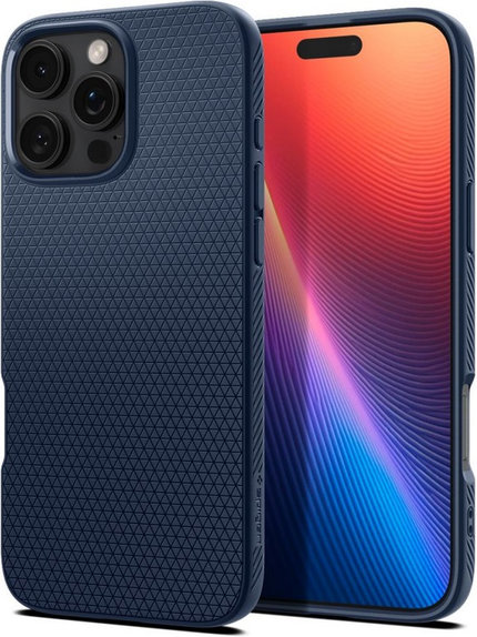 Custodia Liquid Air per iPhone 16 Pro, Navy Blue, Spigen