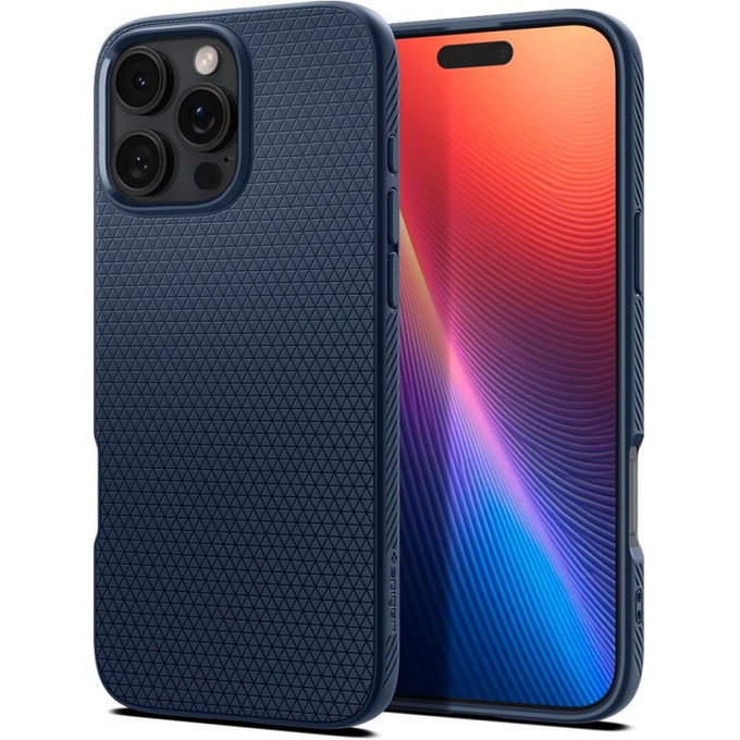 Custodia Liquid Air per iPhone 16 Pro, Navy Blue, Spigen