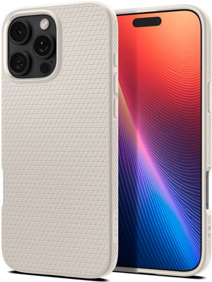 Custodia Liquid Air per iPhone 16 Pro, Natural Titanium, Spigen