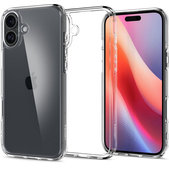 Custodia Ultra Hybrid per iPhone 16, Crystal Clear, Spigen