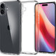 Custodia Ultra Hybrid per iPhone 16, Crystal Clear, Spigen