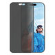 Vetro temperato UWF Privacy con applicator per iPhone 16 Pro, Black, PanzerGlass
