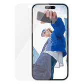 Vetro temperato per iPhone 16, Transparent, PanzerGlass