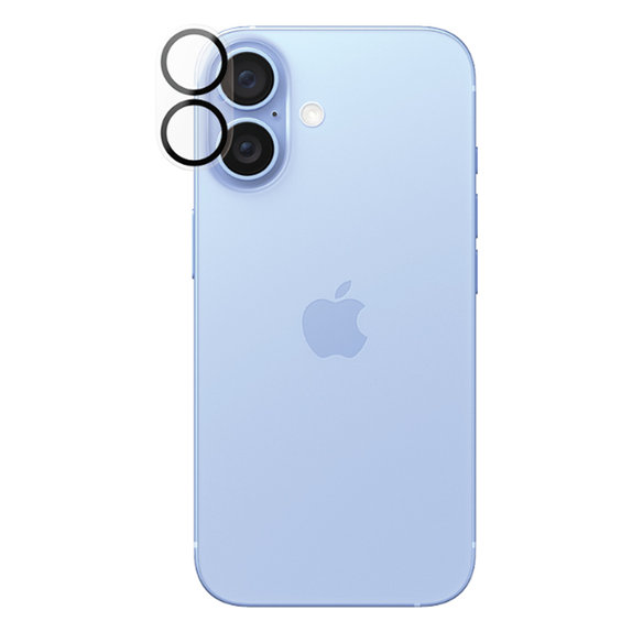 Protezione lente fotocamera PicturePerfect per iPhone 16, 16 Plus, Transparent, PanzerGlass