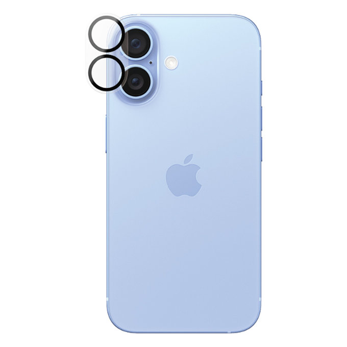Protezione lente fotocamera PicturePerfect per iPhone 16, 16 Plus, Transparent, PanzerGlass