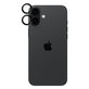 Anelli protettivi lente fotocamera per iPhone 16, 16 Plus, Black, PanzerGlass