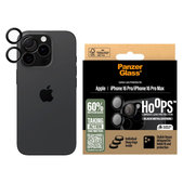 Protezione obiettivo Hoops per iPhone 16 Pro Max/16 Pro, Nero, PanzerGlass