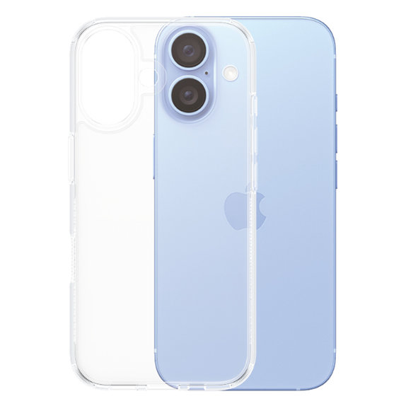 Custodia HardCase per iPhone 16, Transparent, PanzerGlass