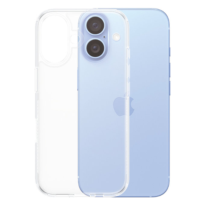 Custodia HardCase per iPhone 16, Transparent, PanzerGlass
