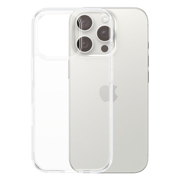 Custodia HardCase per iPhone 16 Pro, Transparent, PanzerGlass