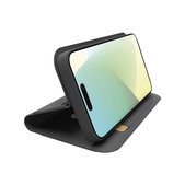 Custodia Book Wallet Smooth per iPhone 16, Black, SBS