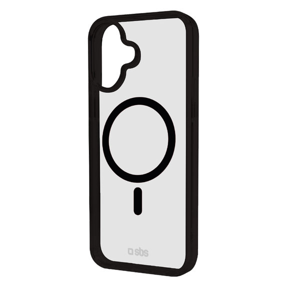 Custodia Mag Frame con MagSafe per iPhone 16 Plus, Black, SBS