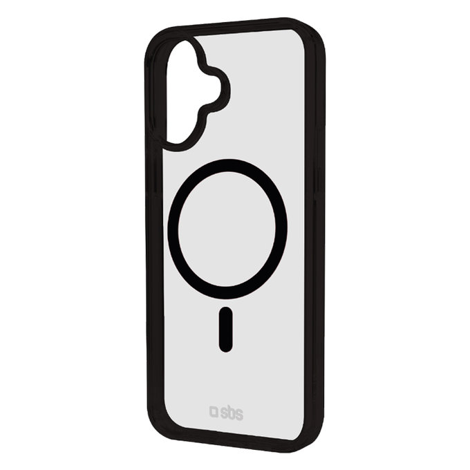 Custodia Mag Frame con MagSafe per iPhone 16 Plus, Black, SBS