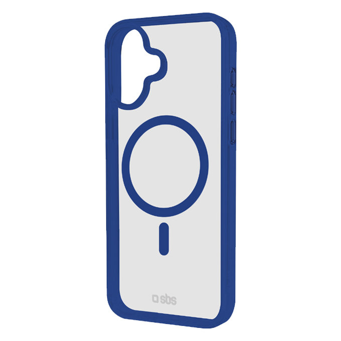 Custodia Mag Frame con MagSafe per iPhone 16 Plus, Blue, SBS