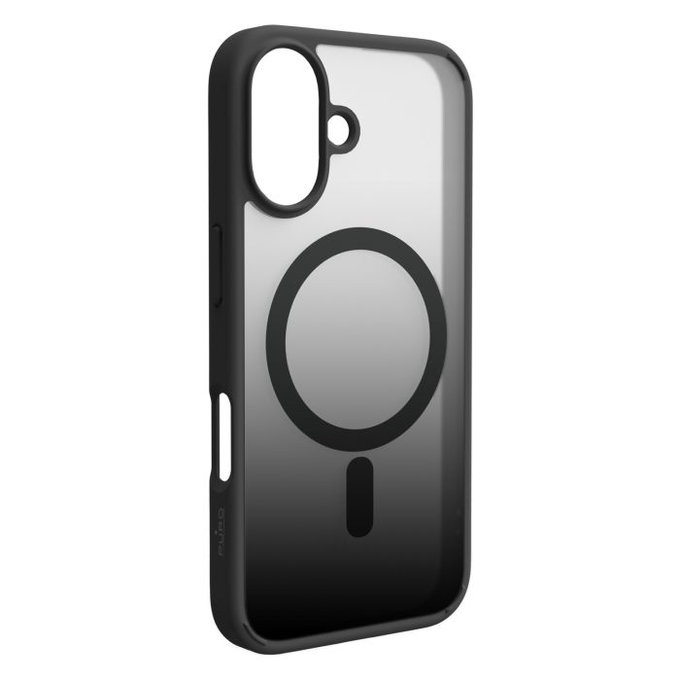 Custodia Gradient con MagSafe per iPhone 16, Black, PURO