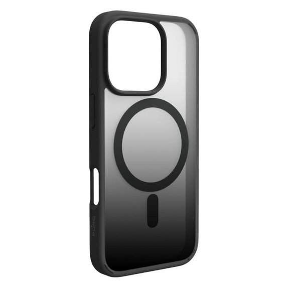 Custodia Gradient con MagSafe per iPhone 16 Pro, Black, PURO