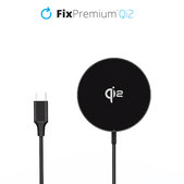 Caricatore MagSafe con Qi2, Black, FixPremium