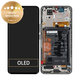 Schermo LCD per Honor 200, Black, Vetro touch con cornice e batteria, 0235AKHV, Genuine Service Pack