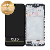 Schermo per Samsung A16 5G, Blue Black, Vetro touch con cornice, GH82-36143A, Genuine Service Pack