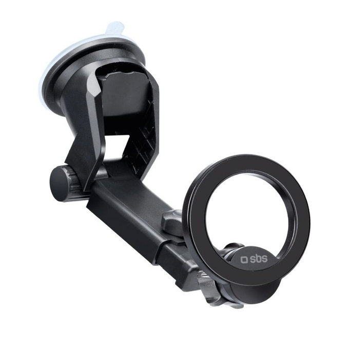 Supporto auto Circle Mag con braccio telescopico MagSafe, Black, SBS