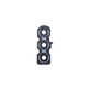 Lente fotocamera posteriore con frame per Samsung A55 A556B, Awesome Navy