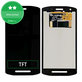 Schermo LCD per Zebra TC21, TC26, con foro, vetro touch senza cornice
