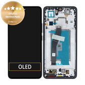 Schermo per Xiaomi 14T, Titan Black, Vetro touch con cornice, 5600030N12A00, Genuine Service Pack