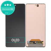 Schermo OLED per Samsung A73 5G A736, Vetro touch senza cornice