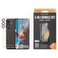 Bundle Hoops + Vetro temperato UWF + Hard Case D3O per Samsung Galaxy S24, PanzerGlass
