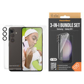 Bundle Hoops + Vetro temperato UWF + Hard Case D3O per Samsung Galaxy S24+, PanzerGlass