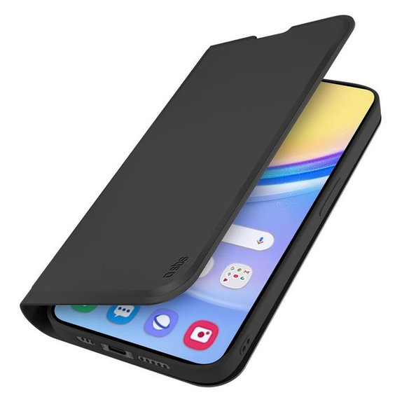 Custodia Book Wallet Smooth per Samsung A16, Black, SBS
