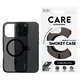 Cover Smokey con MagSafe per iPhone 16 Pro, Nero, CARE