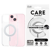 Custodia Kickstand con MagSAFE by PanzerGlass per iPhone 15, Argento, PanzerGlass