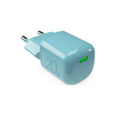Adattatore di ricarica MiniPro USB-C GaN 20W, Island Mist, PURO