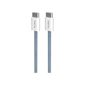 Cavo USB-C a USB-C 60W FABK4 1,5 m, Blue Lagon, PURO
