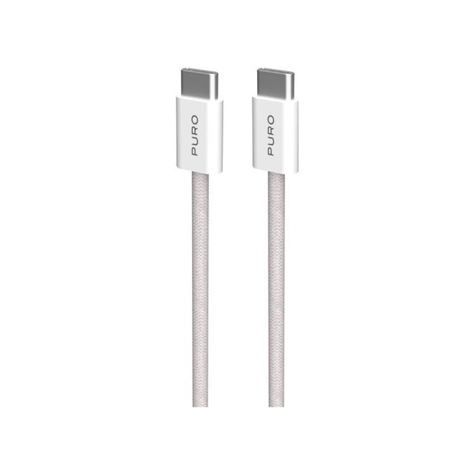 Cavo USB-C a USB-C 60W FABK4 1,5 m, Sandshell, PURO