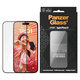 Vetro temperato UWF Ceramic con applicatore per iPhone 15, Nero, PanzerGlass