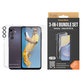 Bundle Hoops + Vetro temperato UWF + Hard Case D3O per Samsung Galaxy A15/A15 5G, PanzerGlass
