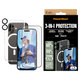 Bundle 3-in-1 Hoops + Vetro temperato UWF + Hard Case per iPhone 16, PanzerGlass