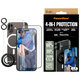 Bundle Hoops + Vetro temperato UWF + Hard Case + Magnetic Ring Mount per iPhone 16 Plus, PanzerGlass