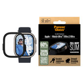 Vetro temperato Full Body Slim per Apple Watch Ultra 2024/Ultra 2/Ultra, Nero, PanzerGlass