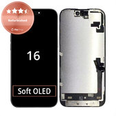 Schermo per iPhone 16, Vetro touch con cornice, Refurbished