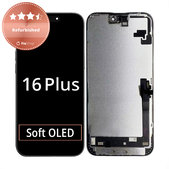 Schermo per iPhone 16 Plus, Vetro touch con cornice, Refurbished