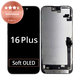 Schermo per iPhone 16 Plus, Vetro touch con cornice, Refurbished