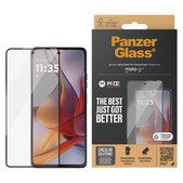Vetro temperato UWF per Motorola Moto G75 5G, Nero, PanzerGlass