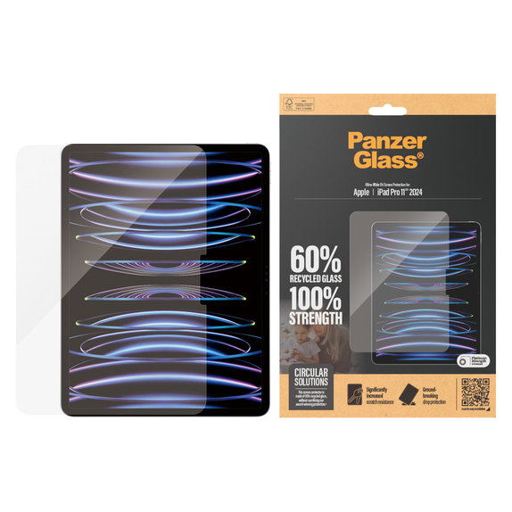 Vetro temperato UWF per iPad Pro 11'', Trasparente, PanzerGlass