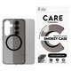 Custodia Smokey con QI nero per Samsung Galaxy S25, Nero, PanzerGlass