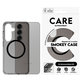 Custodia Smokey con QI nero per Samsung Galaxy S25, Nero, PanzerGlass